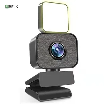 BELK Веб-камера Full HD 1080P Веб-камера С Автофокусом С Микрофоном и Заполняющей Подсветкой 3-мегапиксельная веб-камера Для ПК, Ноутбука Mac, настольного использования