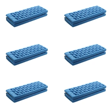 6-кратная персонализированная складная водонепроницаемая подушка для сиденья из пенопласта (синяя)