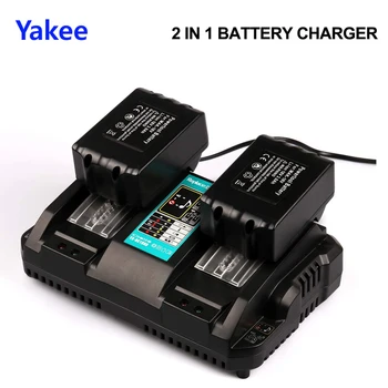 Зарядное Устройство для инструментов Yakee с USB-портом 14,4 В 18 В 3A Для BL1830 Bl1430 DC18RC DC18RA Li-Ion US EU Штекер Без USB