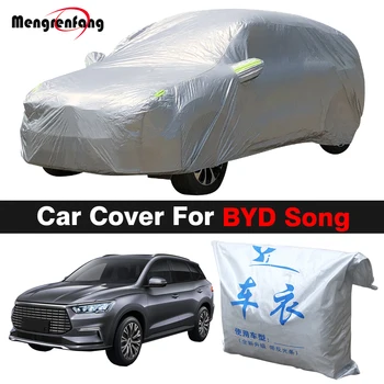 Наружный чехол для автомобиля, солнцезащитный козырек от ультрафиолета, Защита от дождя и снега, наружный чехол для внедорожника, ветрозащитный для BYD Song Pro Plus 2015-2023