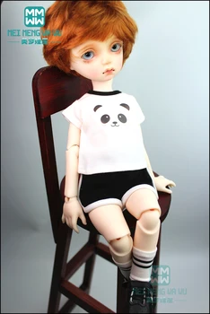 Аксессуары BJD, кукольная одежда, модный повседневный костюм-тройка с белой пандой для куклы 28 см-30 см 1/6 BJD YOSD