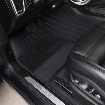 Автомобильные коврики из натуральной кожи на заказ для Chrysler 300c 3D car-styling, сверхмощная защита от любых погодных условий, доступ в автомобиль