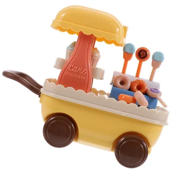 Микро пейзаж Ремесло Мини Десертный фургон Миниатюрный Декор для дома Очаровательная тележка для мороженого Ландшафтная игрушка