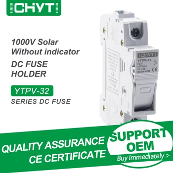 Бесплатная Доставка CHYT YTPV-32 1 Полюсный Фотоэлектрический Плавкий предохранитель постоянного тока 1000 В Без Индикатора Для Защиты Солнечной системы
