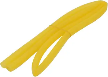 Keszoox 10 мм x 13 мм Термостойкая силиконовая резиновая трубка, шланг, желтая труба длиной 1 м