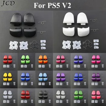 JCD Для PS5 V2.0 BDM-020 Контроллер L1 R1 L2 R2 Комплект Кнопок С резиновой силиконовой проводящей кнопкой Dpad Замена клавишных панелей