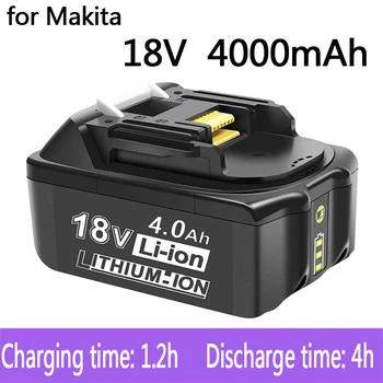Для Makita 18V 18000mAh Аккумуляторные Электроинструменты Makita Аккумулятор со светодиодной литий-ионной Заменой BL1860B BL1860 BL1850 Бесплатная Доставка