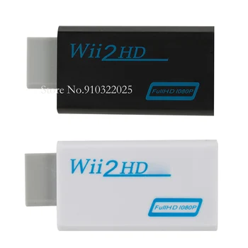 5-10 шт. Совместимый С WII Конвертер HDMI Full HD 1080P Адаптер 3,5 мм Аудио Для ПК HDTV Монитор Дисплей Wii AV с несколькими выходами
