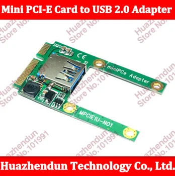 1 шт./лот, адаптер Mini pcie к USB 2.0, конвертер USB2.0 в mini Pcie PCIE Express Card, бесплатная доставка