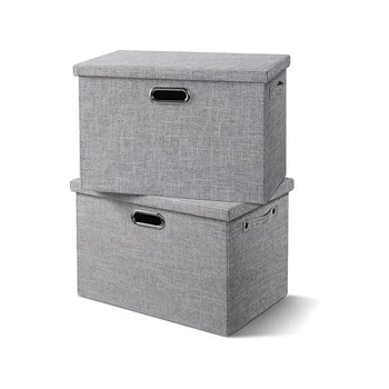 Ящики для хранения ткани с толстыми крышками - Складные Ящики для хранения одежды в шкафу, Декоративные ящики для хранения белья
