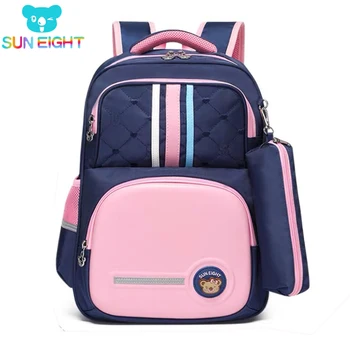 SUN EIGHT Новое Поступление, Детский рюкзак, школьные сумки для девочек, Водонепроницаемые нейлоновые mochila escolar