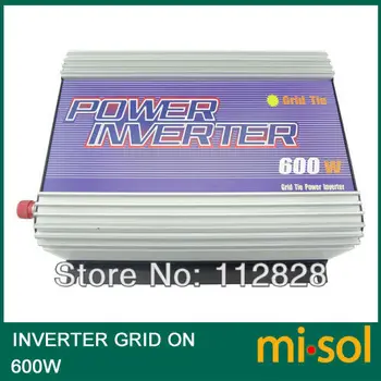 Инвертор мощностью 600 Вт (DC10.8V-30V до 110VAC), подключенный к сети, для фотоэлектрической системы