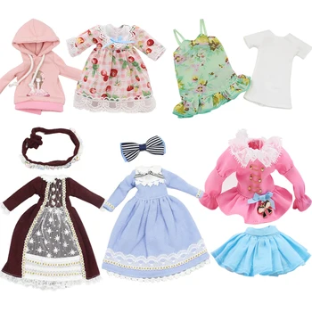 DBS Blyth 1/6 Кукольная одежда Платье в милом стиле, набор для тела 30 см, BJD, ледяные куклы, подарочная игрушка для девочек и мальчиков
