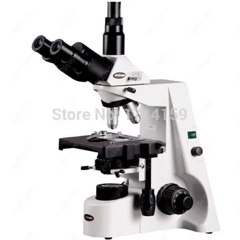 Лабораторный микроскоп-AmScope Поставляет Ахроматический Трехокулярный Составной микроскоп 40X-1500X Infinity Kohler Plan