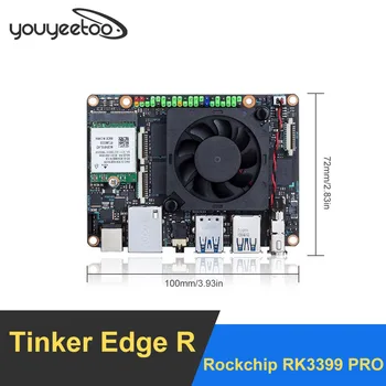youyeetoo Одноплатный Компьютер ASUS Tinker Edge R Rockchip RK3399PRO с Искусственным Интеллектом Android 8.1