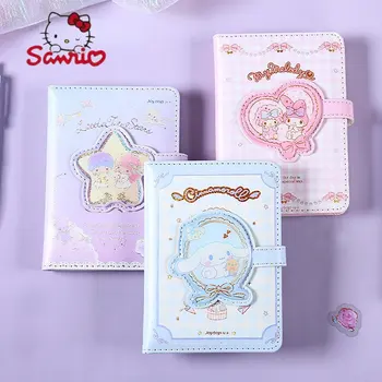 Записная книжка Sanrio, студенческий блокнот Kuromi Cinnamoroll, мультяшный блокнот, красивый блокнот, кавайный блокнот, милый блокнот, дневники