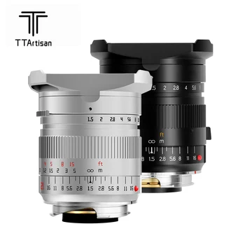 TTArtisan 21 мм F1.5 Полнокадровый широкоугольный объектив для камер Leica M-Mount Leica M-M240 M3 M6 M7 M8 M9 M9p M10 Объектив камеры