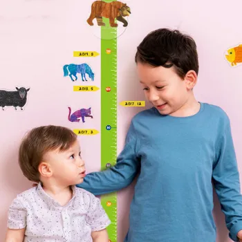 Наклейка для измерения роста животного на стену для детей