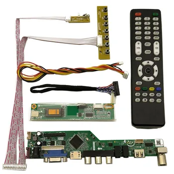 Комплект мониторов Lwfczhao для B156XW01 V0 V.0 TV + HDMI + VGA + AV + USB ЖК-светодиодный экран Плата контроллера Драйвер lvds 30 контактов панель