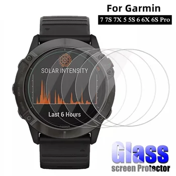Для Garmin Fenix 7 6 6S 6X5 5S Forerunner 945 955 255 735XT Защитная Пленка для экрана из закаленного Стекла Instinct Smartwatch
