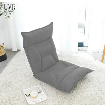 UVR Напольное кресло для спальни, гостиной, Ленивый диван, Татами, Игровое кресло, Кресло для чтения, Эркерное кресло для отдыха с регулируемой спинкой
