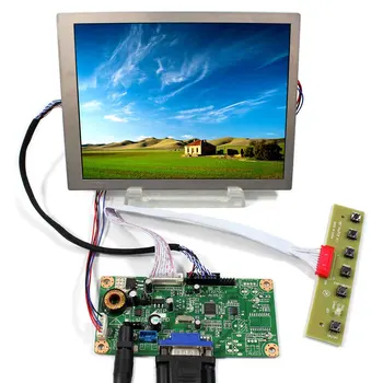 Плата контроллера VGA LCD 6,5 дюймов G065VN01 V2 4: 3 640X480 TFT LCD с яркостью 800 нит, читаемая при солнечном свете, для промышленного экрана