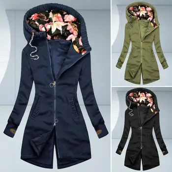MCSORLEY/ Женская модная куртка-кардиган с принтом, весна-осень, 2022, Женский свитер с капюшоном на молнии, пальто в тон,