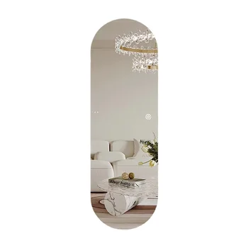 Зеркало для установки безрамного светильника, настенное зеркало для дома, роскошное зеркало для крыльца специальной формы