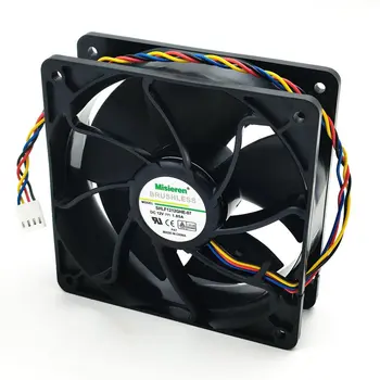 120 мм Высокоскоростной Биткойн GPU Miner Охлаждающий Вентилятор Для Майнинга Охлаждающий Процессор Cooler Вентилятор 4pin Корпус Компьютера Вентиляторы Шасси Тепловые Трубки Радиатор