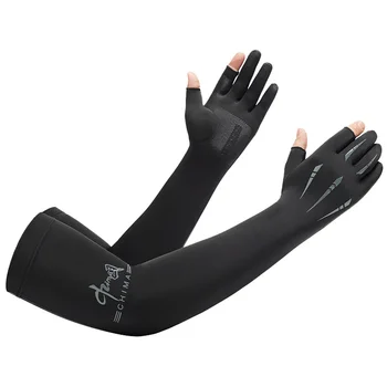 1 пара Охлаждающих рукавов для рук, женские Мужские Спортивные перчатки для Бега, перчатки для защиты от ультрафиолета, рукава для вождения на открытом воздухе, рыбалка, Велоспорт