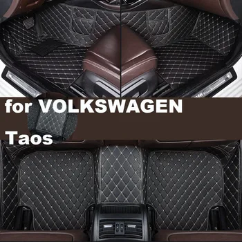Автомобильные коврики Autohome для VOLKSWAGEN Taos 2022 года выпуска, обновленная версия, Аксессуары для ног, Ковры