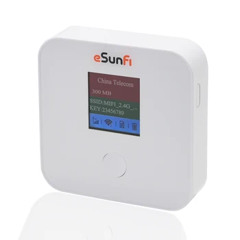 eSunFi eSIM Мобильная точка доступа Wi-Fi без SIM-карты, 4G LTE Карманный беспроводной маршрутизатор для путешествий, международной работы в более чем 200 странах