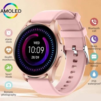 2023 Новые Спортивные смарт-часы Для женщин, Bluetooth-вызов, измерение артериального давления, обнаружение кислорода в крови, водонепроницаемые смарт-часы для Android ios