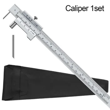 Штангенциркуль для разметки из нержавеющей стали 0-200 мм, Параллельная маркировочная линейка, измерительный инструмент, инструменты с твердосплавным писцом
