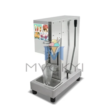 Mvckyi США DDP Чашка из нержавеющей стали для йогурта, Блендер для настоящего мороженого, Миксер для Мороженого с завихрением замороженных фруктов, машина для приготовления мороженого
