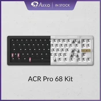 Akko ACR Pro 68 DIY Kit Пользовательская Клавиатура с RGB подсветкой с возможностью горячей замены Механическая клавиатура Barebone с прокладкой Модульный комплект