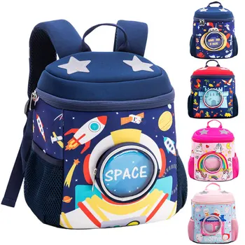 3D Ракеты, Анти-потерянные Школьные сумки, Мультяшный высококачественный Рюкзак, сумки для детского сада, детские подарки на Возраст 1-6, Рюкзак Mochila Infantil