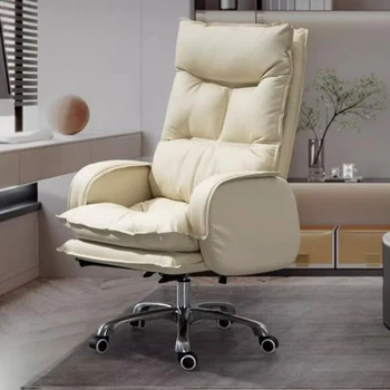 Эргономичное офисное кресло для игр, подлокотник для туалетного столика в спальне, офисное кресло для отдыха, Поворотный Силлон, Педикюр, мебель для спальни