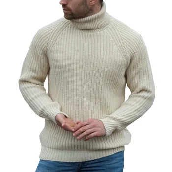 Мужские свитера с черепашьим вырезом, кашемирово-шерстяные пуловеры легкой вязки, пуловеры с длинными рукавами