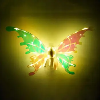 Светодиодный Реквизит для костюма Со светящимися крыльями Ангела, Детские светящиеся Крылья Бабочки Для вечеринки, Рождественский реквизит для Косплея, Подарки на День рождения для девочек