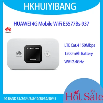 Разблокированный Wi-Fi-маршрутизатор Huawei 4G FDD TDD LTE с Sim-картой 4G E5577Bs-937 Мобильная точка доступа Категории 4