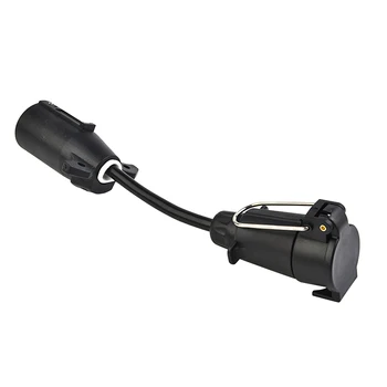 7-лезвийный RV-7-контактный разъем адаптера для прицепа, 7-контактный преобразователь света для прицепа, автомобильные кабельные аксессуары