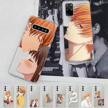 Аниме Корзина с Фруктами Чехол Для телефона Samsung S 20 21 22 23 для Redmi Note7 8 9 10 для Huawei P20 30 40 Прозрачный Чехол