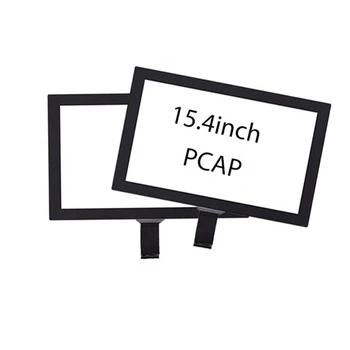 Водонепроницаемый изготовленный на заказ pcap ctp прозрачный 15,4-дюймовый USB muitl сенсорный стеклянный сенсор с емкостным сенсорным экраном Комплект для наложения панели