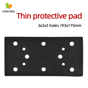 тонкая защитная накладка 93x175 мм Прямоугольной формы с 8 отверстиями Для сухой наждачной бумаги Festo 3+2+3 Толщина подушки 3 мм