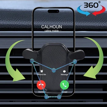 Автомобильное вентиляционное крепление на присоске, выдвижное вентиляционное отверстие приборной панели, автомобильный держатель телефона, кронштейн для GPS-навигации, автомобильный кронштейн для телефона для Iphone 14 13