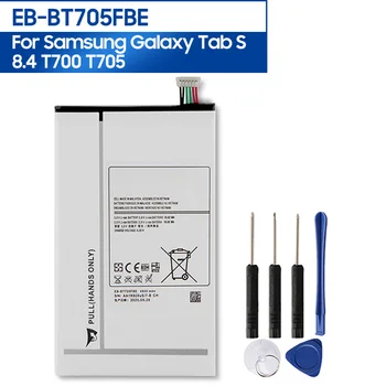Сменный аккумулятор для планшета EB-BT705FBC для Samsung GALAXY Tab S 8.4 T700 T705 4900 мАч