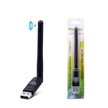 150 Мбит/с USB Wifi Адаптер 2,4 ГГц мини USB Wifi Приемник Беспроводная сетевая карта USB2.0 Wi-Fi Высокоскоростная Антенна WiFi Адаптер для ПК