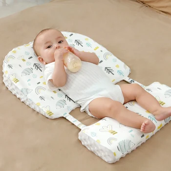 MILANCEL Новый позиционер для сна младенцев, Мультяшная Противорвотная подушка, кровать для новорожденных