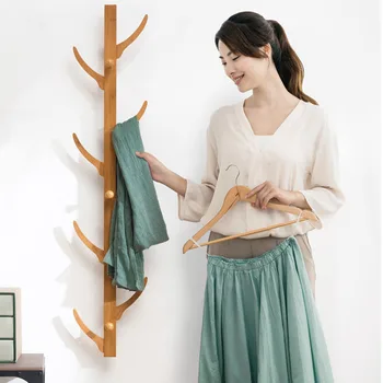 Настенная вешалка для одежды, ветка дерева, комбинация для хранения одежды Со стойкой для одежды, многофункциональная вешалка для одежды
